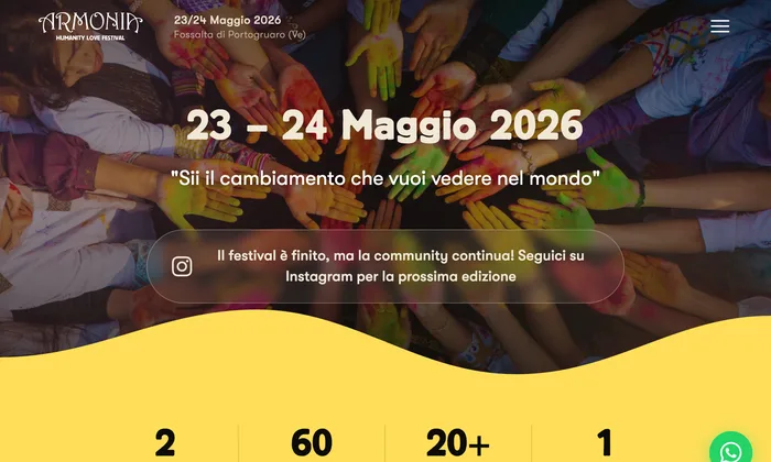 Anteprima landing Armonia Festival