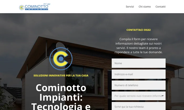 Anteprima landing Cominotto Impianti