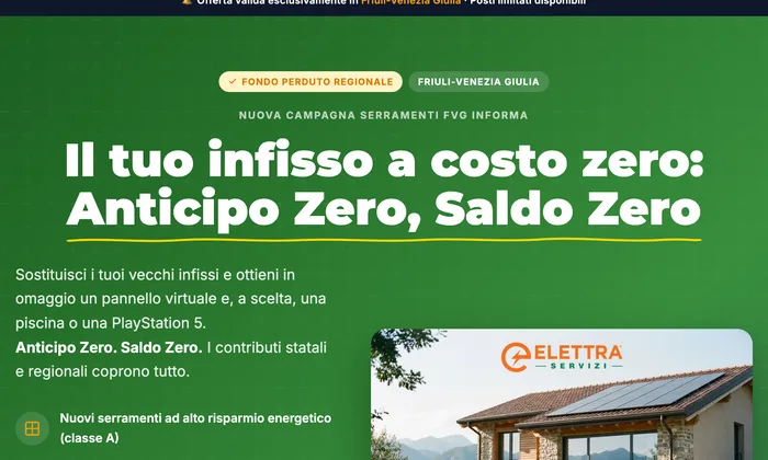 Anteprima landing Elettra Servizi